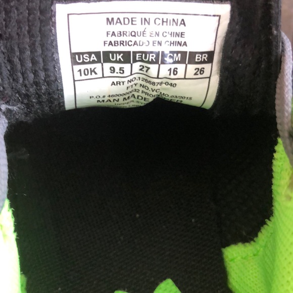 Under Armour Cleats toddler size 10 - Picture 4 of 5